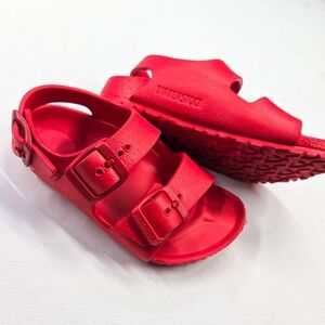 BIRKENSTOCK‎ MILANO EVA SANDALS ACTIVE RED Toddler Kids 26 Milano Essentials 8